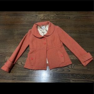 Beautiful burnt orange-tan short jacket